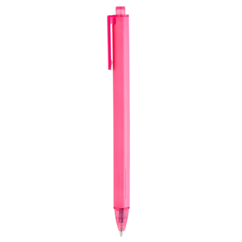 Boligrafo plastico Retractil mate de 14.3 cmts