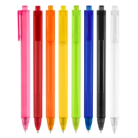 Boligrafo plastico Retractil mate de 14.3 cmts