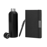 Set Ejecutivo 3 piezas, Boligrafo, Agenda y Termo, en caja de regalo