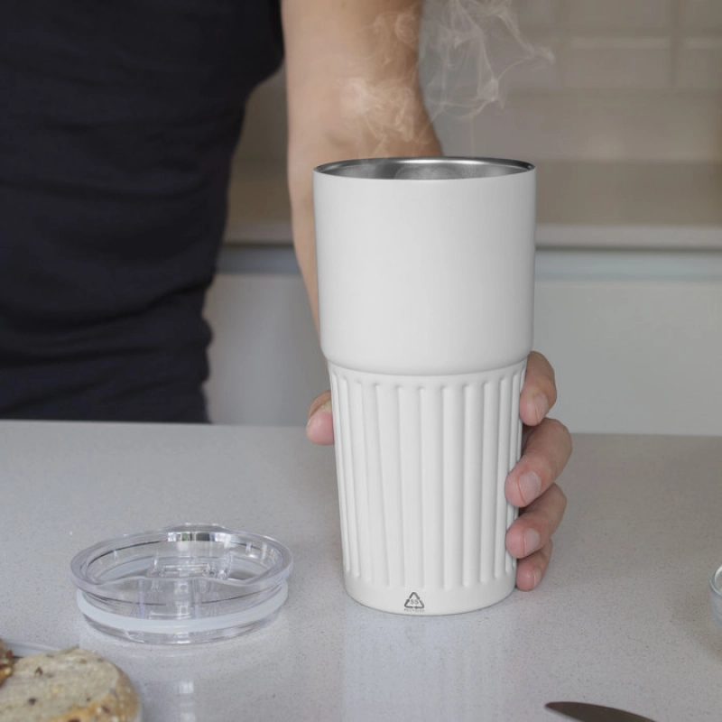 Mug Doble Pared, sellado al vacio, de 8.7 x 18 cmts