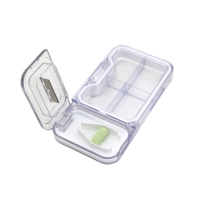 Pastillero Organizador con corta pastillas, medida 12 x 6.3 x 1.8 cmts