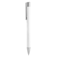 Boligrafo metalico retractil, acabado mate, de 13.7 cmts