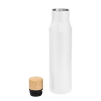 Botella de 500 ml doble pared, sellada al vacio, de 6.8 x 26 cmts