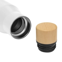 Botella de 500 ml doble pared, sellada al vacio, de 6.8 x 26 cmts