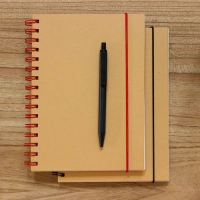 Libreta Argollada con 70 hojas rayadas, de 21 x 14.7 cmts