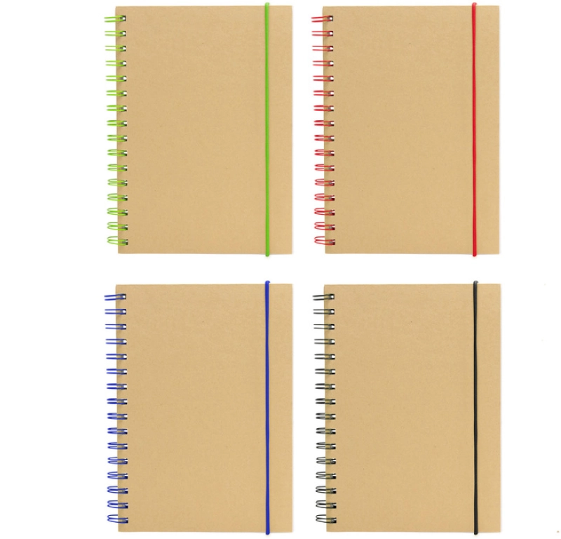 Libreta Argollada con 70 hojas rayadas, de 21 x 14.7 cmts