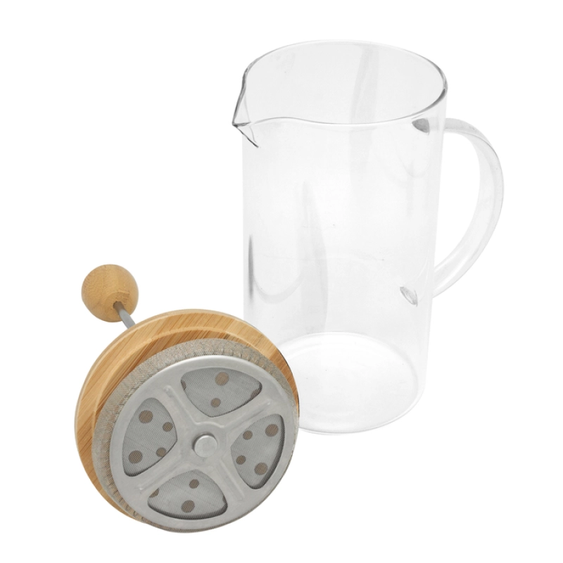 Cafetera Prensa de 600 ml, tamaño 8 x 18 cmts