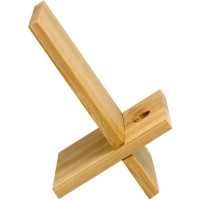 Soporte de Escritorio para Celular en Bambu, tamaño 14 x 8 x 0.8 cmts