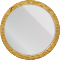 Espejo Circular de Bambu, de 7.3 cmts de diametro x 0.8 de espesor