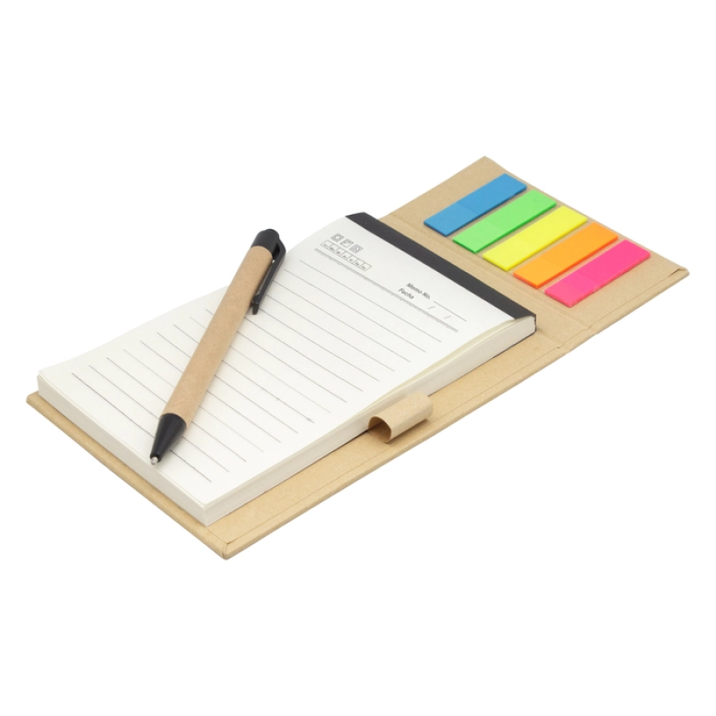 Libreta kit con multiples funciones, tamaño 15.5 x 10.5 cerrado