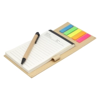 Libreta kit con multiples funciones, tamaño 15.5 x 10.5 cerrado