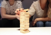 Juego de Habilidad Jenga, 45 bloques en madera 16 x 5 x 5 cmts, en caja