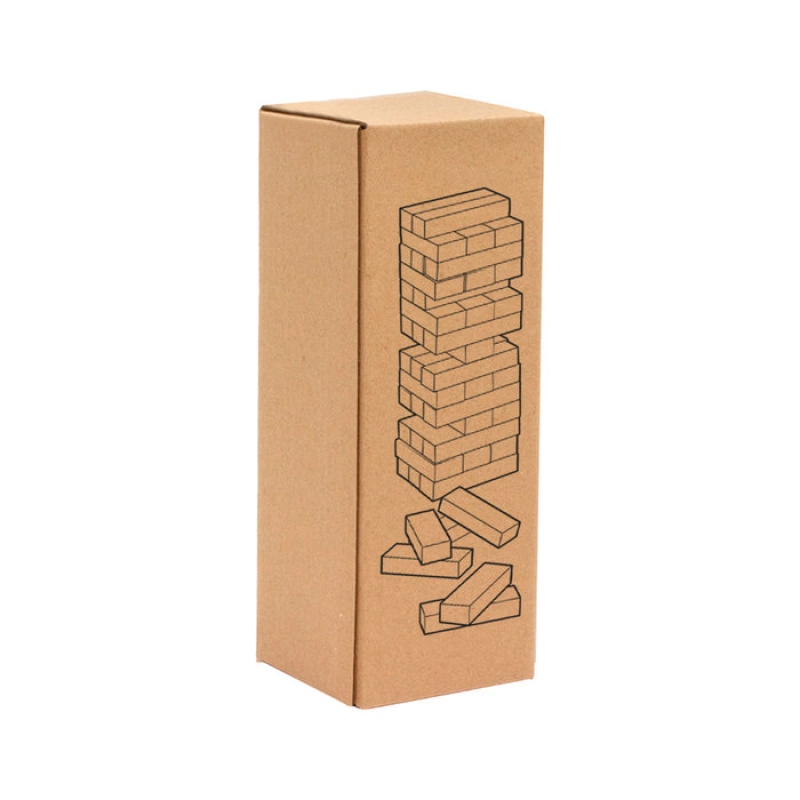 Juego de Habilidad Jenga, 45 bloques en madera 16 x 5 x 5 cmts, en caja