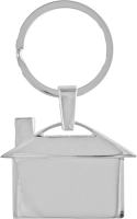 LLavero Metalico en forma de Casa, tamaño 9.9 x 3.4 cmts, en caja