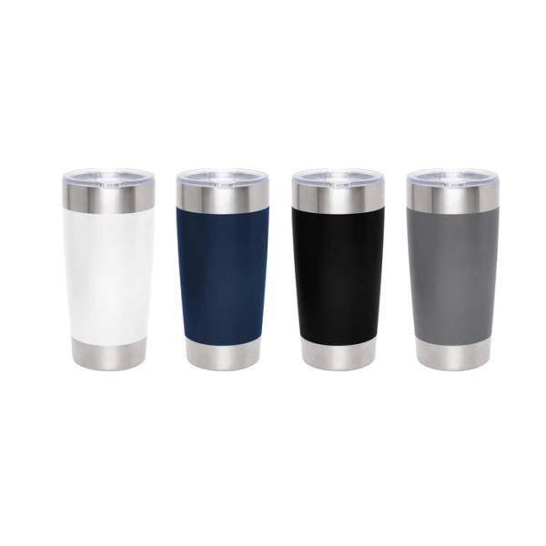 Mug Termico doble pared de 600 ml, con tapa vacuum, 8.5 x 18 cmts