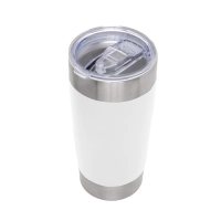 Mug Termico doble pared de 600 ml, con tapa vacuum, 8.5 x 18 cmts