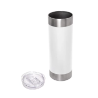 Mug Doble Pared de 650 ml, con Vacuum, y tapa, de 7.4 x 21 cmts
