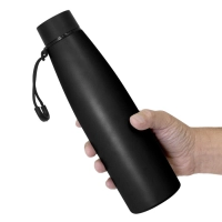 Botella doble pared de 500 ml, en acero, de 7 x 24.5 cmts