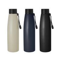 Botella doble pared de 500 ml, en acero, de 7 x 24.5 cmts