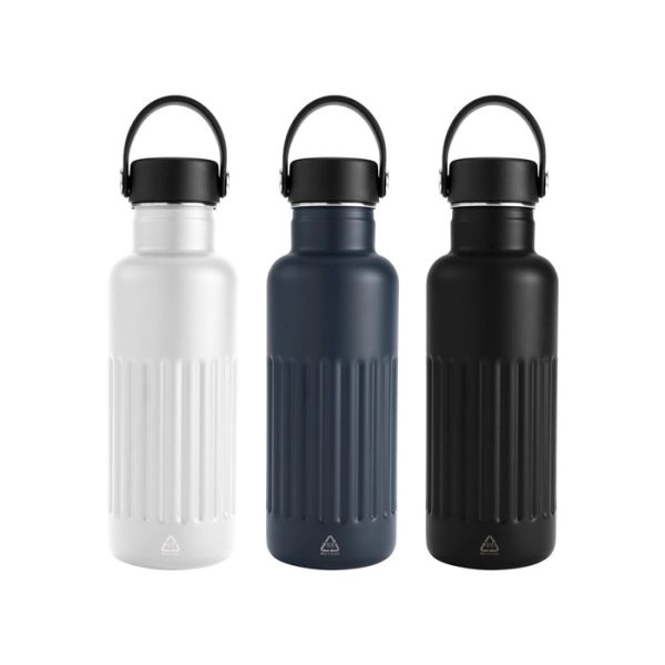Botella Doble Pared de 500 ml en acero, de 7.5 x 22.5 cmts