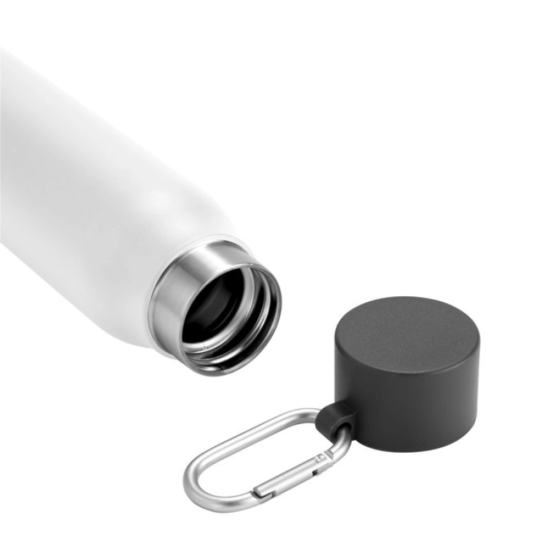 Botella de 550 ml doble pared, en acero, de 6.5 x 25 cmts