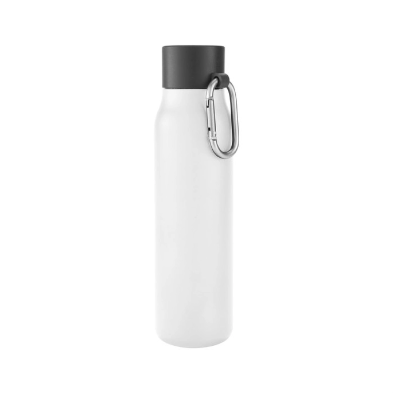 Botella de 550 ml doble pared, en acero, de 6.5 x 25 cmts