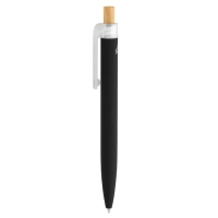 Boligrafo Retractil en materiales reciclados aluminio y bambu, de 13.4 cm