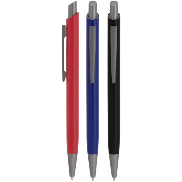 Boligrafo Retractil en aluminio mate,