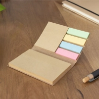 Block de Carton con notas autoadhesivas, tamaño 10 x 7 cmts