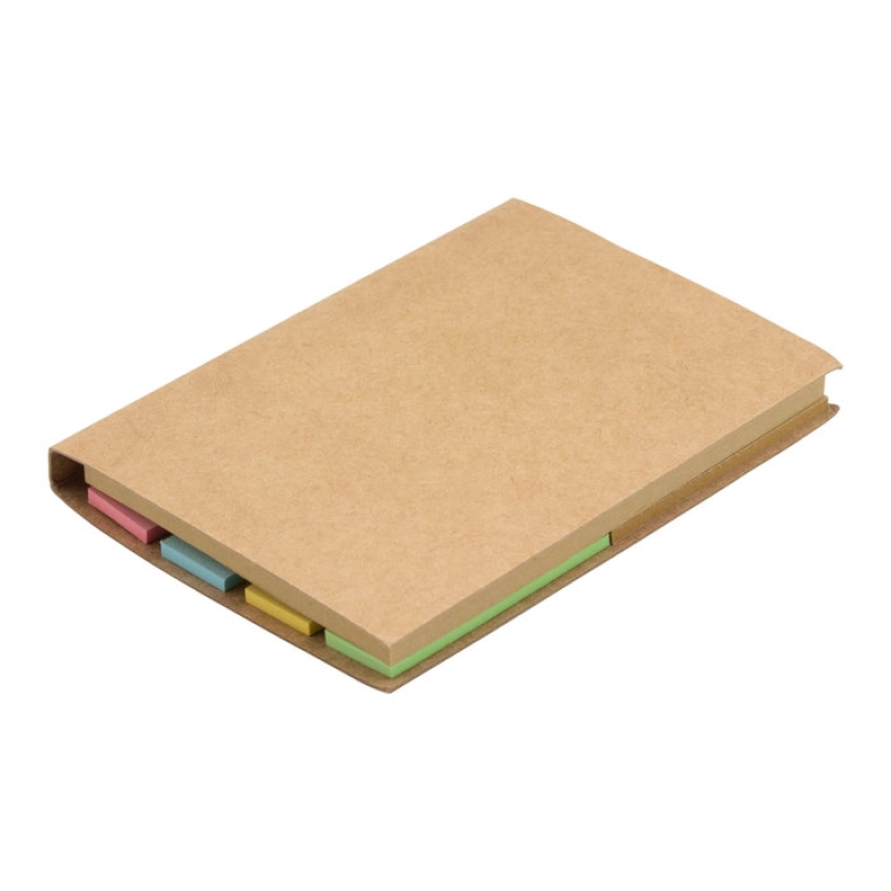 Block de Carton con notas autoadhesivas, tamaño 10 x 7 cmts