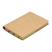 Block de Carton con notas autoadhesivas, tamaño 10 x 7 cmts