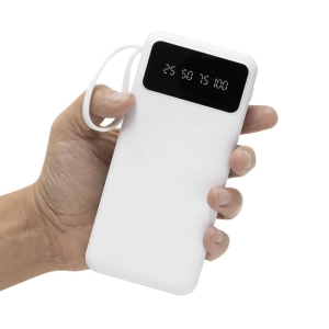Cargador Power Bank 10.000 mAh, con multicables de carga, 14.6x6.7 x 2