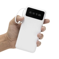 Cargador Power Bank 10.000 mAh, con multicables de carga, 14.6x6.7 x 2