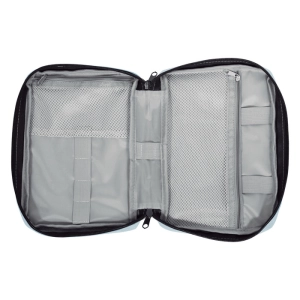 Organizador de Cables con multiples bolsillos, tamaño 16.5 x 23 x 4 cmts