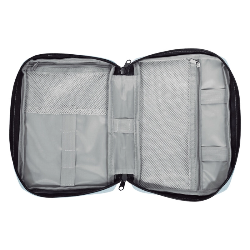 Organizador de Cables con multiples bolsillos, tamaño 16.5 x 23 x 4 cmts