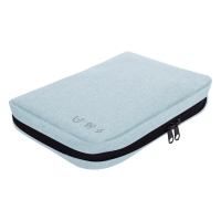 Organizador de Cables con multiples bolsillos, tamaño 16.5 x 23 x 4 cmts
