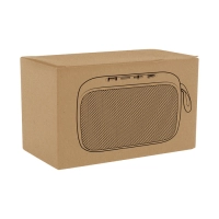 Parlante BT plastico, de 300 mAh, tamaño 12 x 7.5 x 3.5 cmts en caja