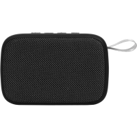 Parlante BT plastico, de 300 mAh, tamaño 12 x 7.5 x 3.5 cmts en caja