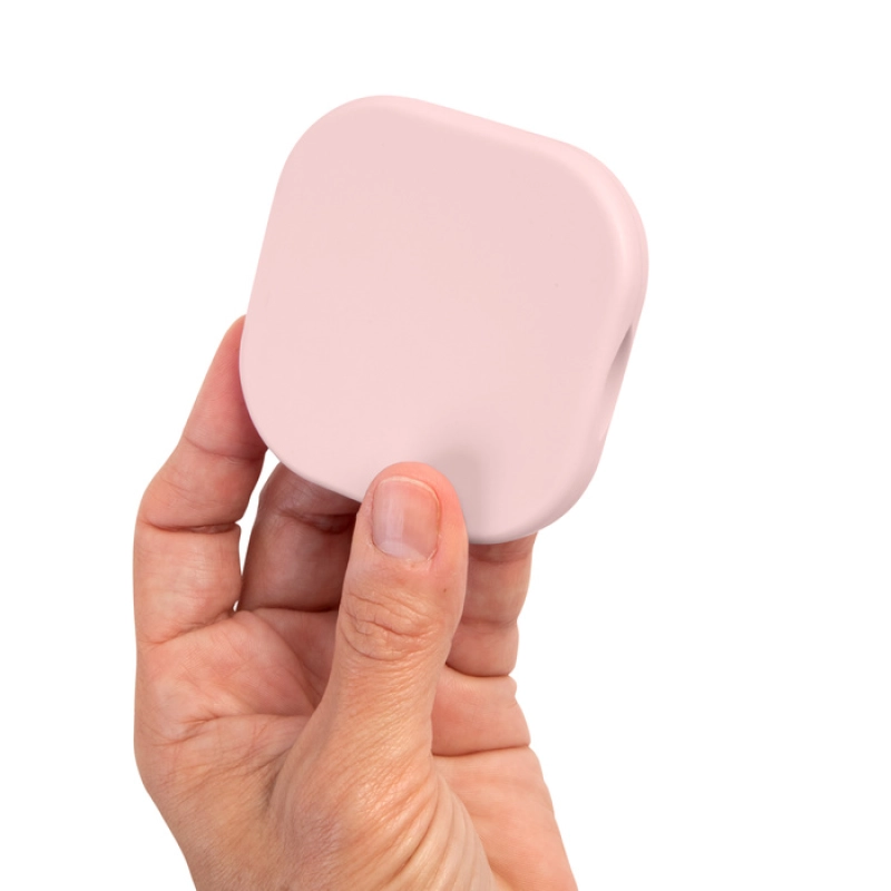 Espejo Doble de plastico y vidrio, tamaño 7 x 7 cmts