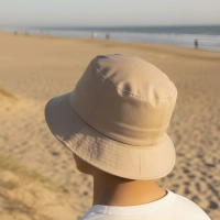 Sombrero Lakers tipo pescador, importado, en polialgodon