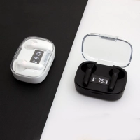 Audifonos Bluetooth 5.1, pantalla digital, 6x4.5x2.5 cmts, carga tipo C