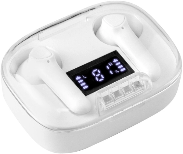 Audifonos Bluetooth 5.1, pantalla digital, 6x4.5x2.5 cmts, carga tipo C
