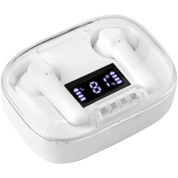 Audifonos Bluetooth 5.1, pantalla digital, 6x4.5x2.5 cmts, carga tipo C