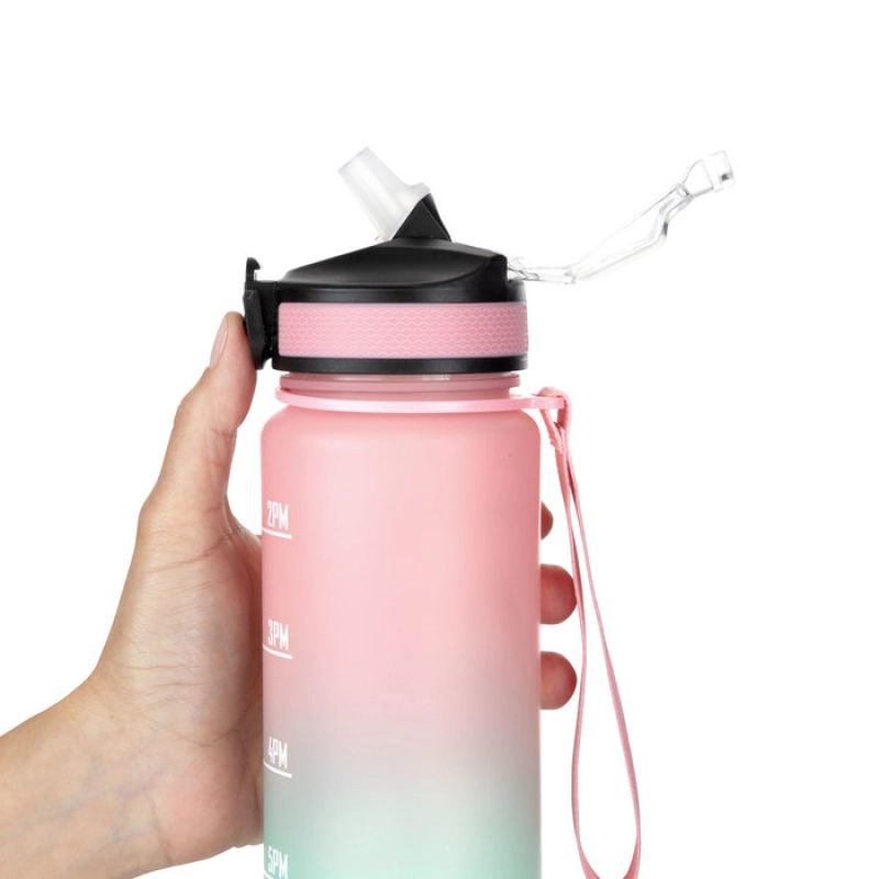 Botella Deportiva de capacidad 1000 ml, de 28 cm alto,7 cmts diametro