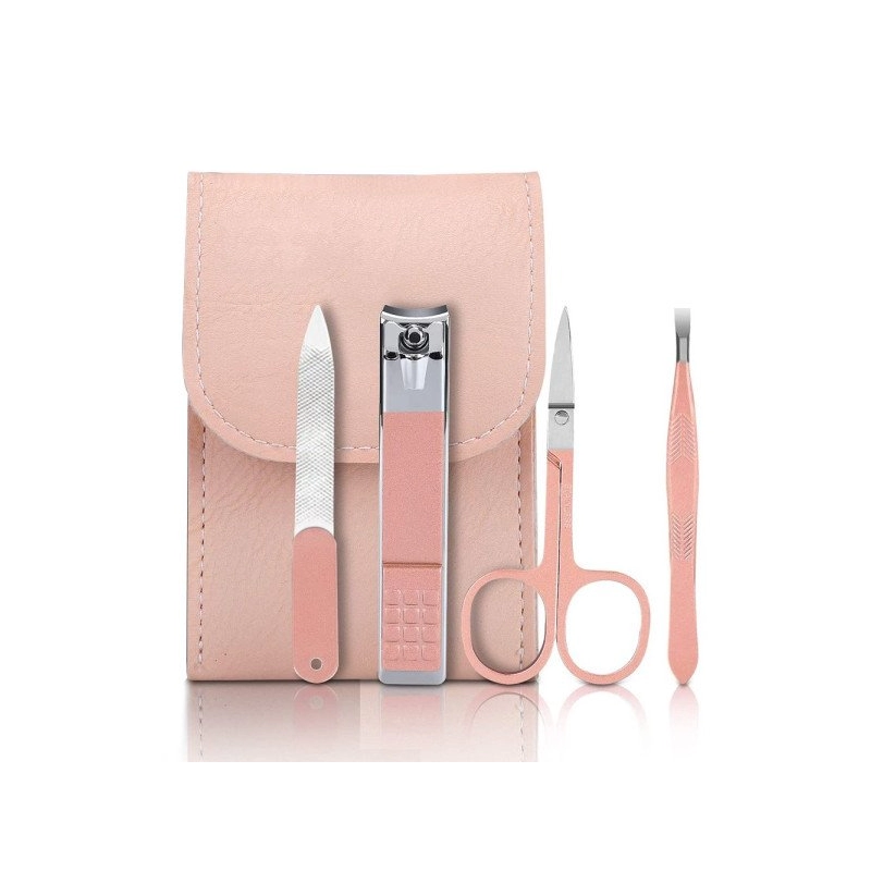 Set Manicure, 4 piezas en estuche, 10.5 x 7.5 cmts