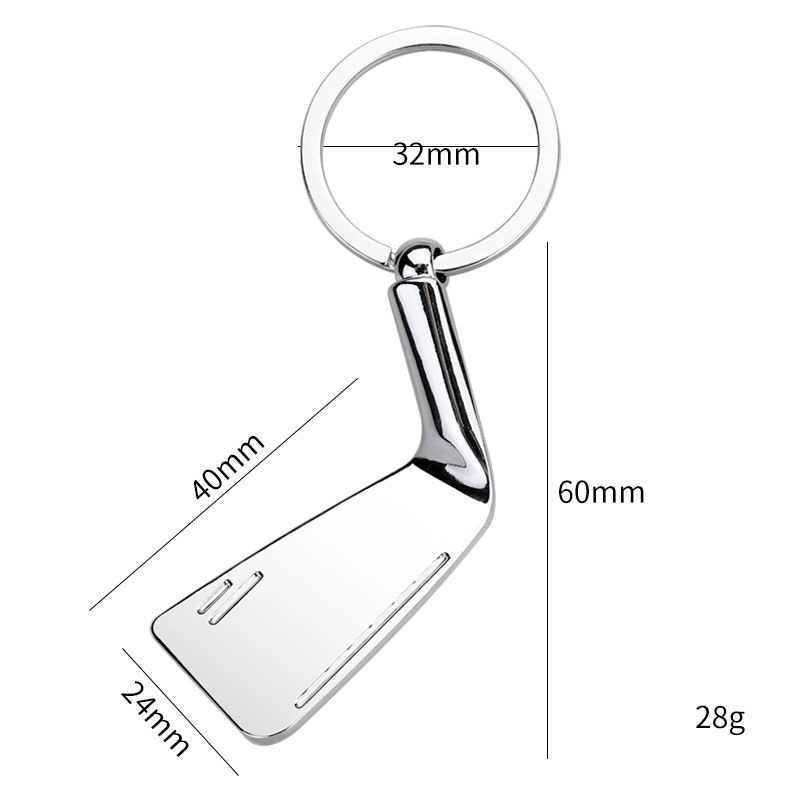 Llavero Metalico diseño Putter de Golf
