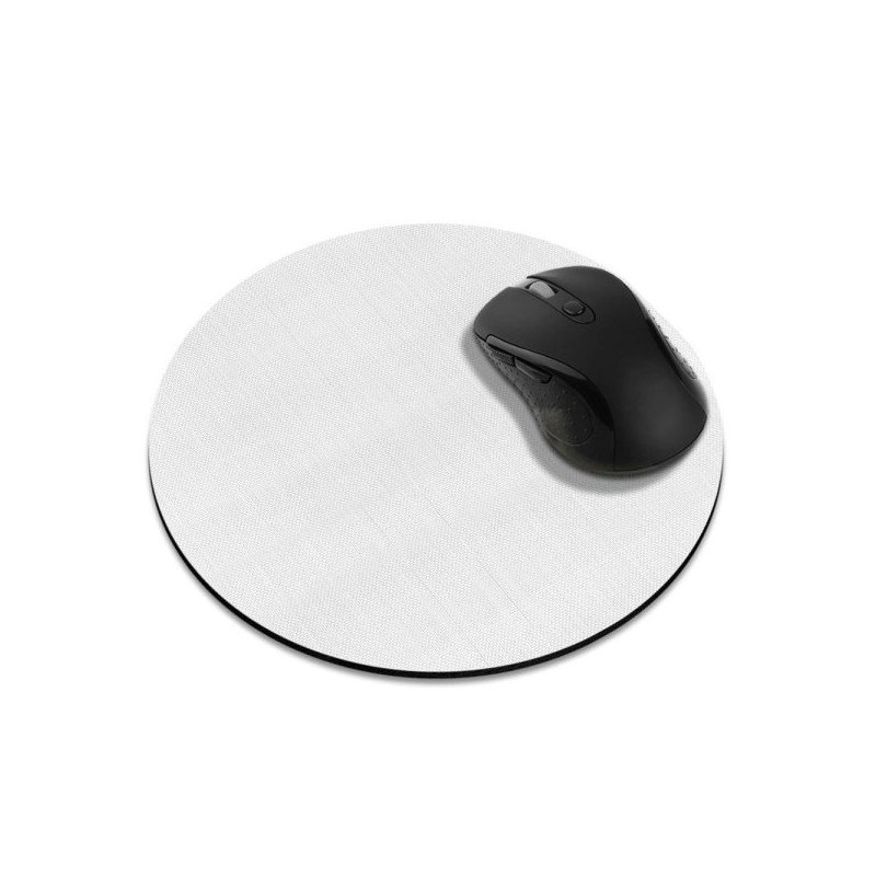 Mouse Pad Sublime, para sublimacion, respaldo vulcanizado, 18 cm diametro