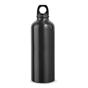 Botella Murray, en aluminio, 500 ml,  con tapa plástica, 21,5 x 6.5 cmts