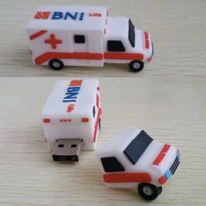 Memoria USB en PVC 3D diseño Ambulancia