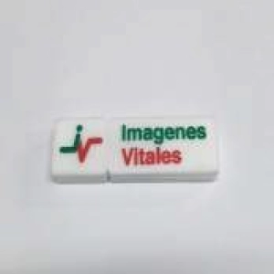 Memoria USB en PVC 2D diseño Logo Imagenes Vitales